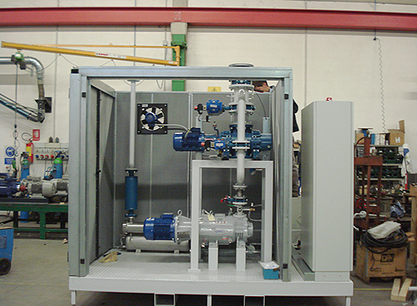 Vacuum unit for drying power transformer